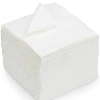 Serviette de table papier 30x30 Blanc 1P - Le carton de 7200