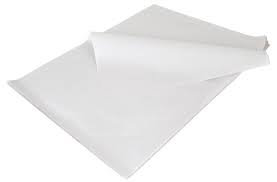 Papier ingraissable blanc en feuilles 32x25cm - Le carton de 10Kg