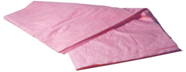 Gazes imprégnées roses 30x60cm 23Gr/M² - Le carton de 1000 (20 sachets de 50)