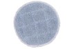 Disque moquette microfibre Ø432mm blanc rayé bleu