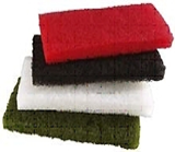 Tampon abrasif Rouge pour frotteur 25x12x2cm - La pièce (20 par carton)