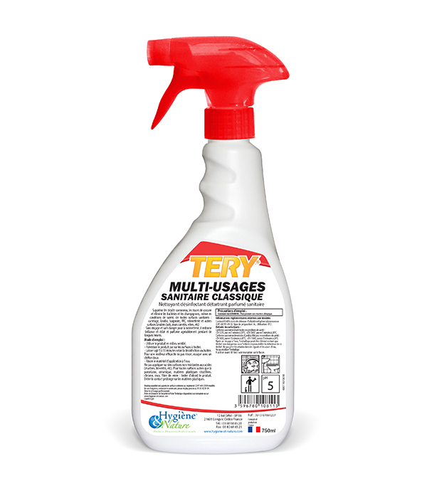 Multi-usages sanitaires classique 750ml - Le spray (6 par carton)