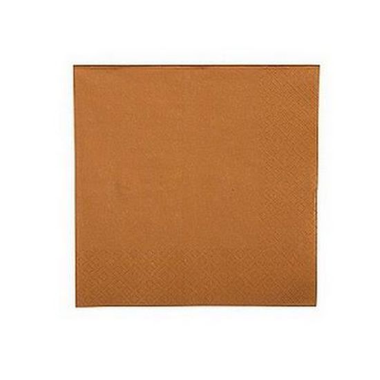 Serviette 1P GC CLASS - AIRLAID 40x40 Caramel - 600 par colis
