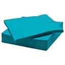 [AR00581] Serviette de table papier 40x40 Turquoise - Le carton de 1440