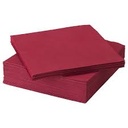 [AR00582] Serviette de table papier 40x40 Rouge 2P - Le carton de 1440