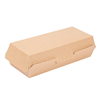 [AR00641] Boite à panini avec couvercle 26x12x7cm carton marron - Le colis de 300