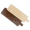 Support pâtisserie double faces chocolat et praliné 5,5x9,5cm - Le colis de 200