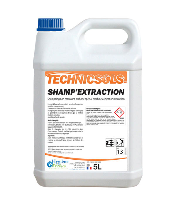 Shampoing Extraction Technique Sols 5L