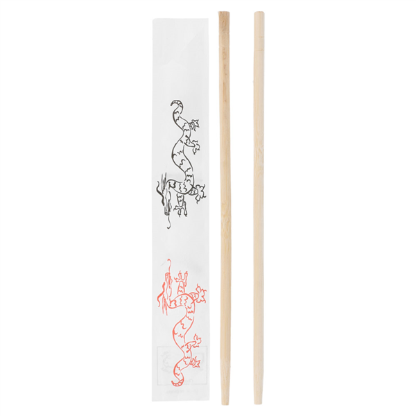 Baguettes chinoises bambou 20cm en étui de 2 - Le sachet de 100 (copie)
