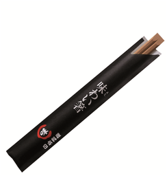 [AR00087] Baguettes japonaises bambou 19,50cm en étui de 2 - Le carton de 1000
