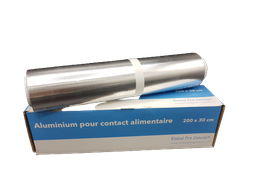 [AR00524] Film aluminium 30cmx200m en boite distributrice