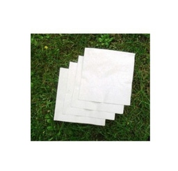 [AR00929] Serviette de table papier recyclé 20x20 Nature PetP - Le carton de 3000